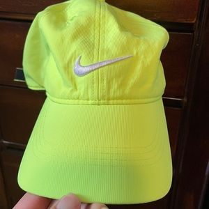Bright yellow Nike hat